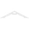 Ekena Millwork Pitch Cena Architectural Grade PVC Gable Pediment, 72"W x 18"H x 1"P (6/12) GPP072X018X100CEN - alternate 5